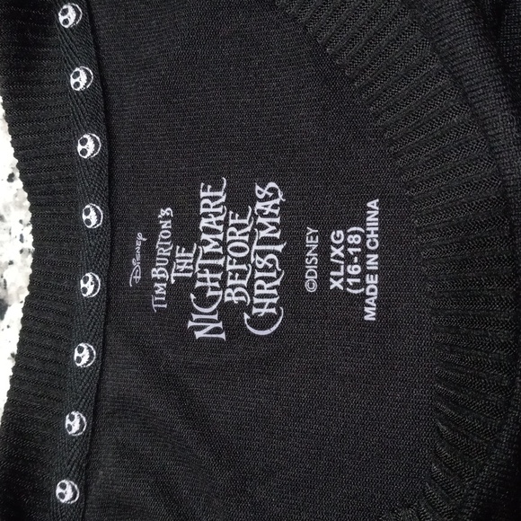 Disney Nightmare Before Christmas Sweater Dress Black Size XL - Picture 6 of 13